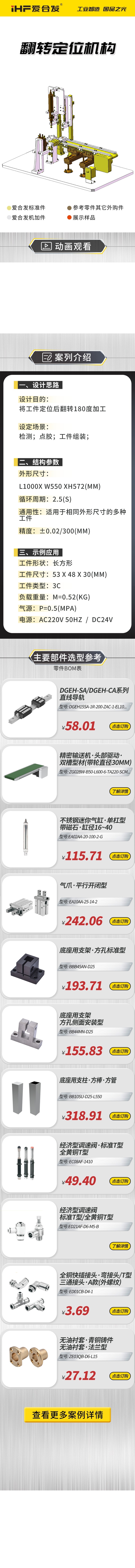 案例剖析：愛(ài)合發(fā)翻轉(zhuǎn)定位機(jī)構(gòu)！